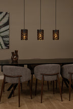 ALMELO - Hanglamp - 3xE27 - Zwart