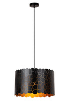 ALMELO - Hanglamp - Ø 40 cm - 1xE27 - Zwart