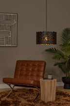 ALMELO - Hanglamp - Ø 40 cm - 1xE27 - Zwart