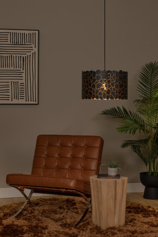 ALMELO - Hanglamp - Ø 40 cm - 1xE27 - Zwart