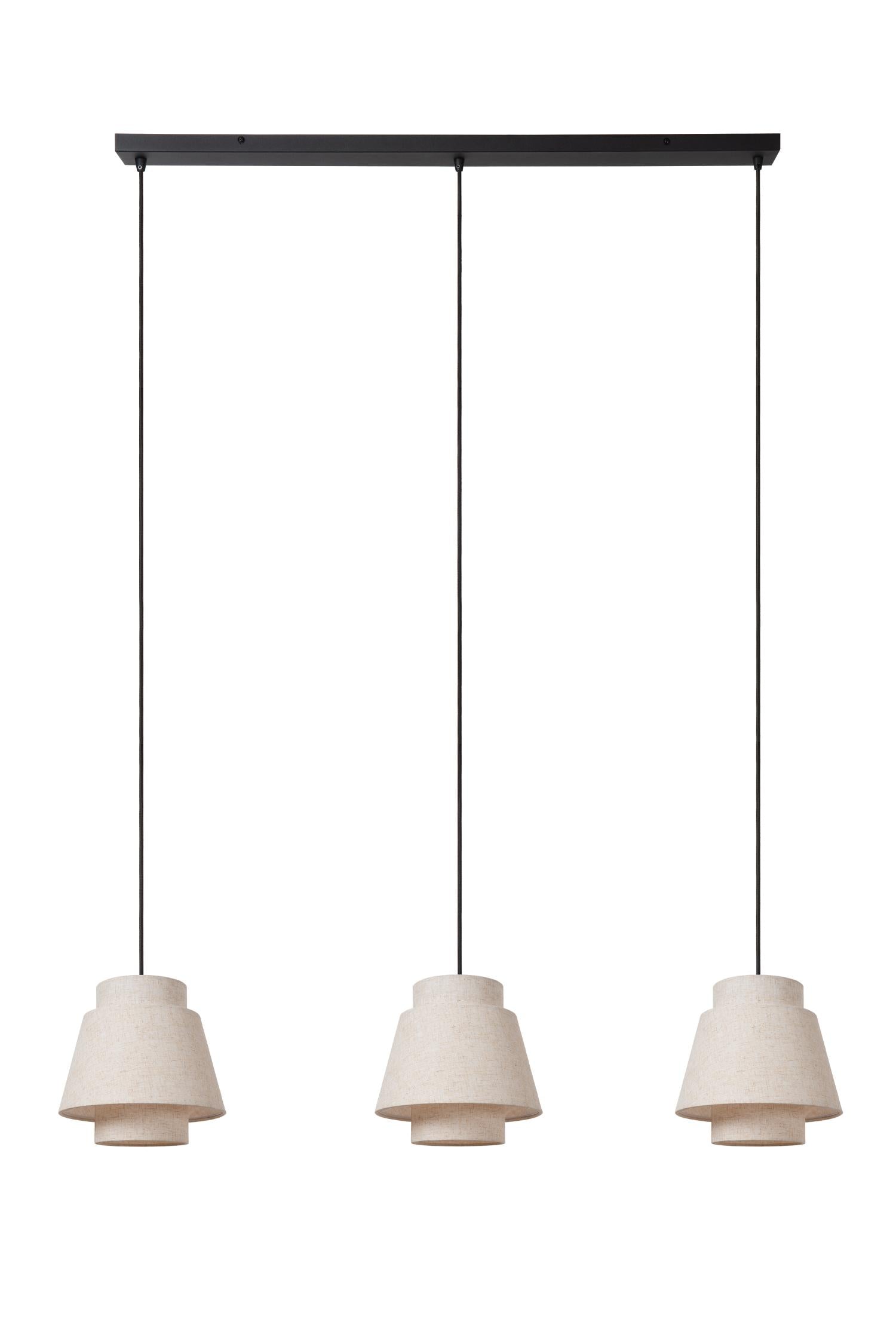 TRIBUTE - Hanglamp - 3xE27 - Beige