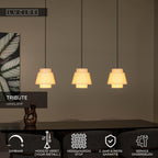 TRIBUTE - Hanglamp - 3xE27 - Beige