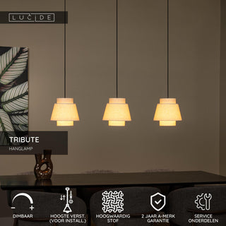 TRIBUTE - Hanglamp - 3xE27 - Beige