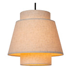 TRIBUTE - Pendant light - Ø 76 cm - 3xE27 - Suitable for high ceilings - Beige
