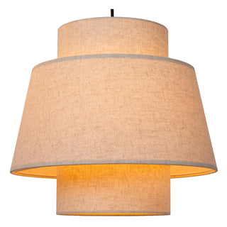 TRIBUTE - Pendant light - Ø 76 cm - 3xE27 - Suitable for high ceilings - Beige