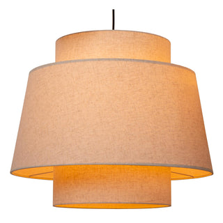 TRIBUTE - Pendant light - Ø 76 cm - 3xE27 - Suitable for high ceilings - Beige