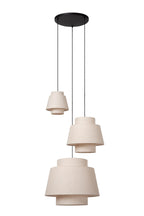 TRIBUTE - Pendant light - Ø 76 cm - 3xE27 - Suitable for high ceilings - Beige