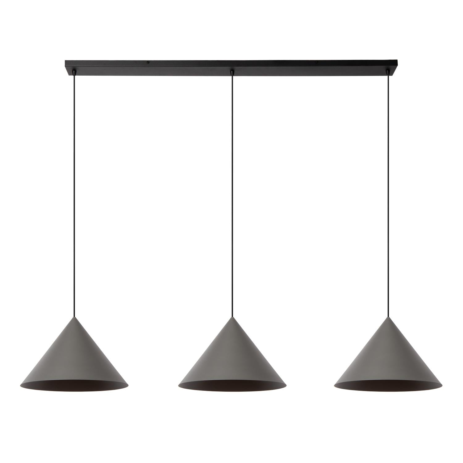 SPITZE - Hanglamp - 3xE27 - Grijs | Vibes