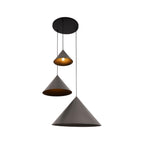 SPITZE - Pendant light - Ø 68 cm - 3xE27 - Suitable for high ceilings - Grey | Vibes