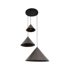 SPITZE - Pendant light - Ø 68 cm - 3xE27 - Suitable for high ceilings - Grey | Vibes