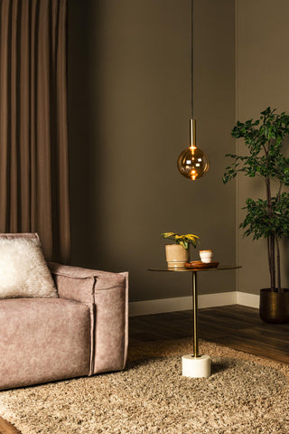 JOSIANE - Hanglamp - Ø 18 cm - 1xG9 - Amber | Vibes