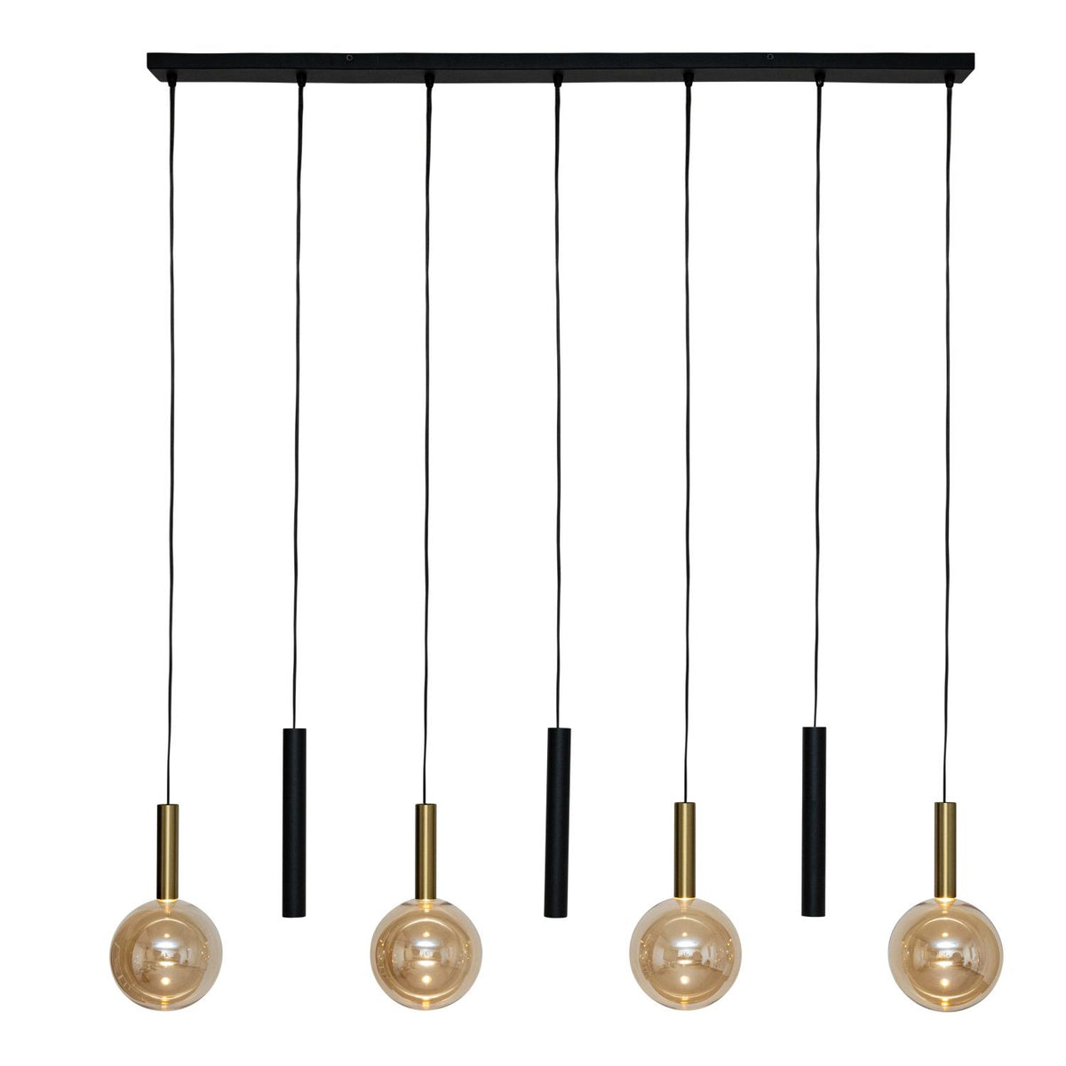Lucide - JOSIANE - Hanglamp - 4xG9 - Zwart - IP20
