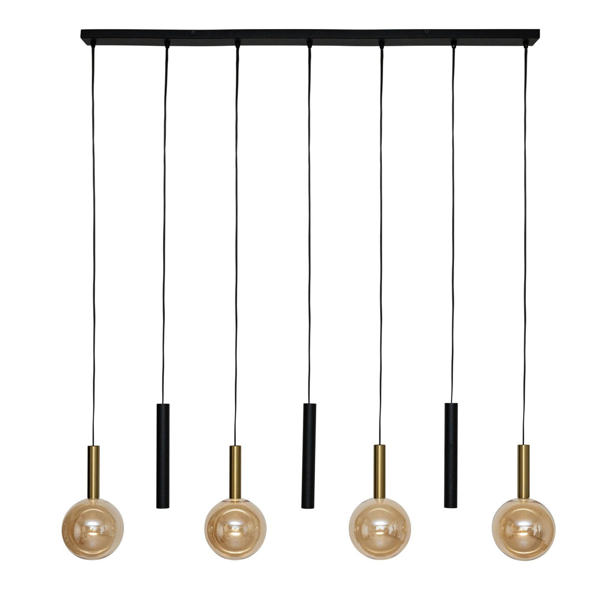 Lucide - JOSIANE - Hanglamp - 4xG9 - Zwart - IP20