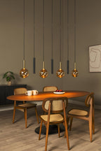 Lucide - JOSIANE - Suspension - 4xG9 - Noir - IP20
