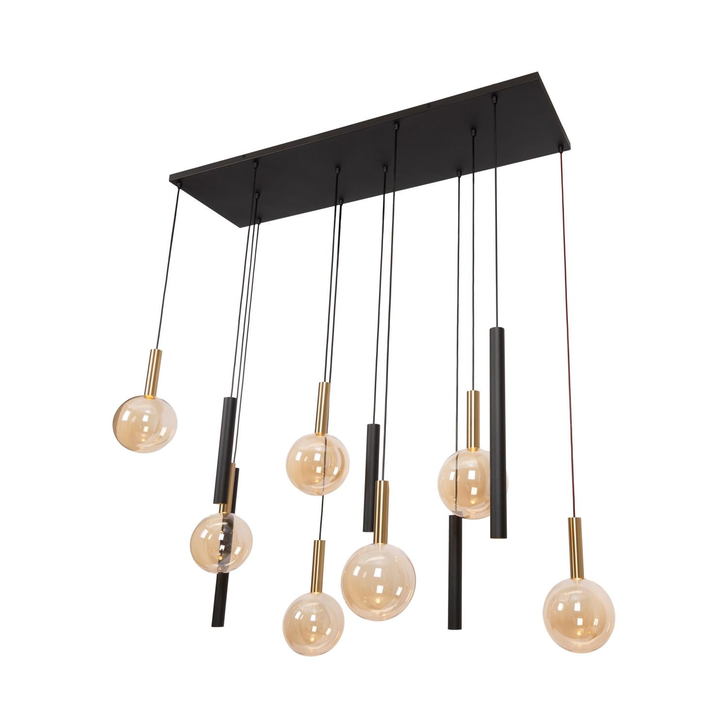 JOSIANE - Hanglamp - 7xG9 - Zwart | Vibes