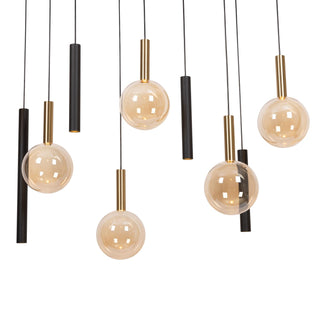JOSIANE - Hanglamp - 7xG9 - Zwart | Vibes