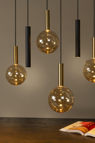 JOSIANE - Hanglamp - 7xG9 - Zwart | Vibes