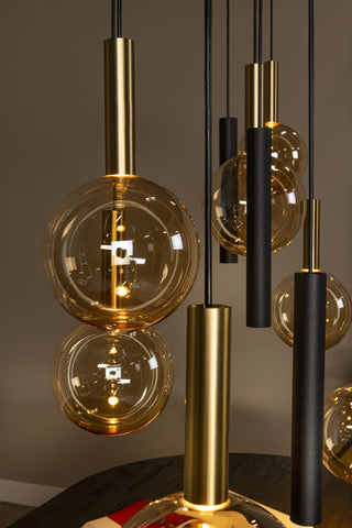JOSIANE - Hanglamp - 7xG9 - Zwart | Vibes