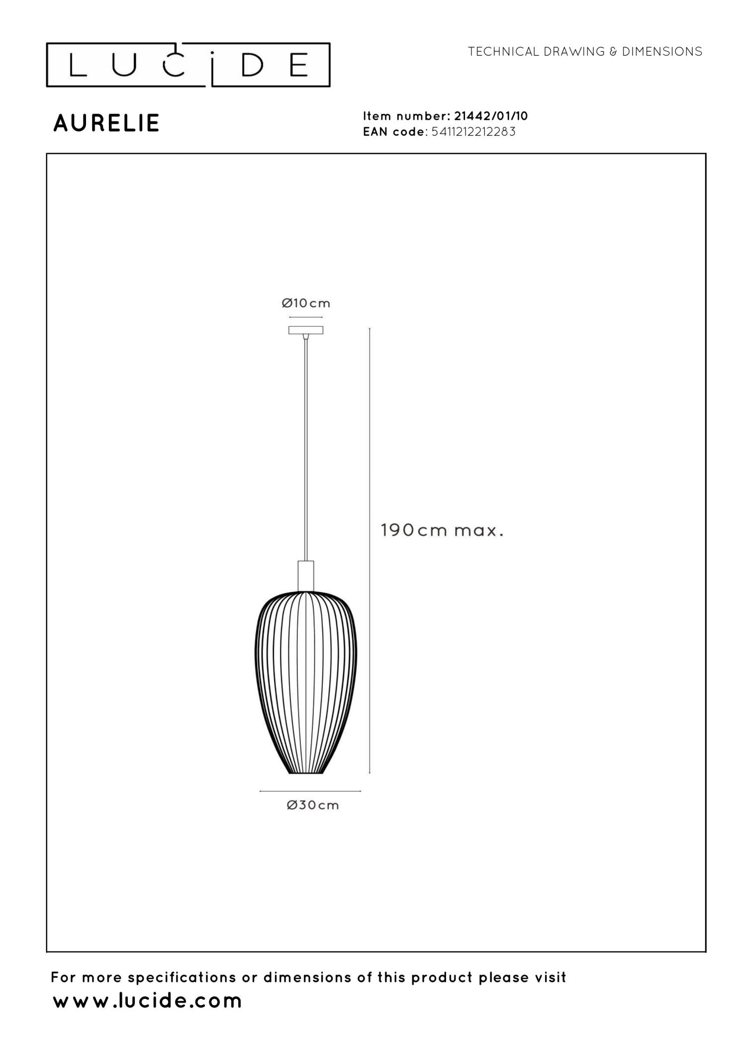 AURELIE - Hanglamp - Ø 30 cm - 1xGU10 (MR11) - Goud | Vibes