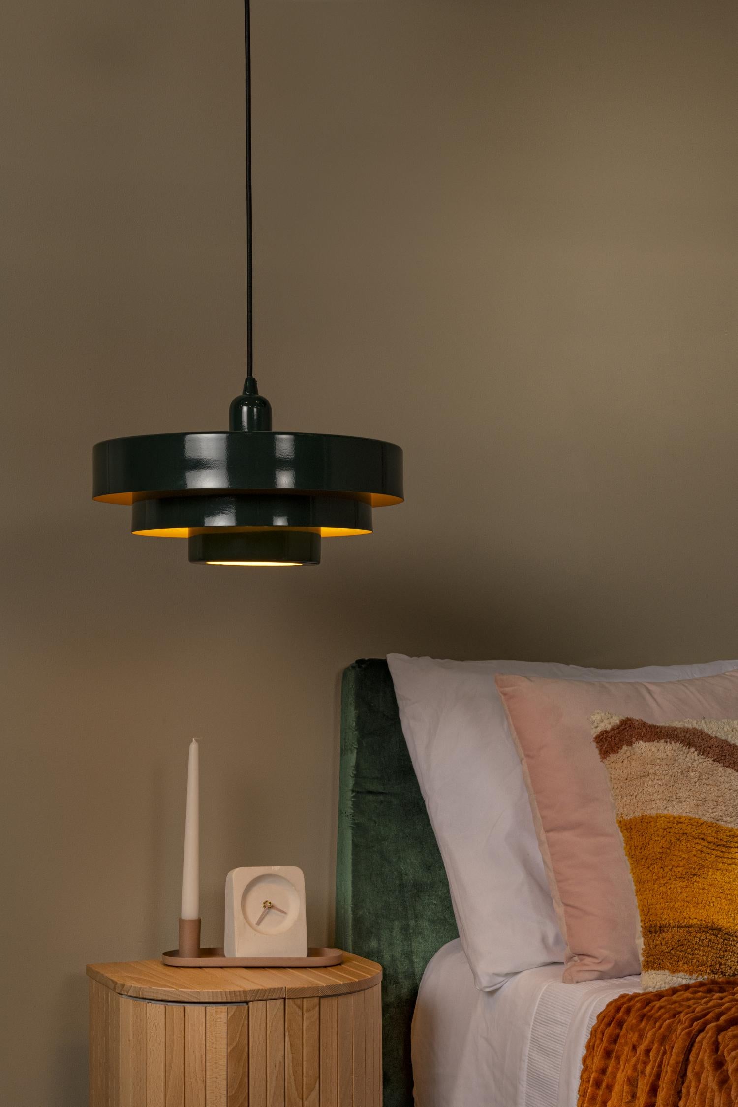 RUNA - Hanglamp - Ø 35 cm - 1xE27 - Groen | Essential
