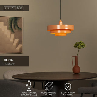 RUNA - Hanglamp - Ø 35 cm - 1xE27 - Roze | Essential