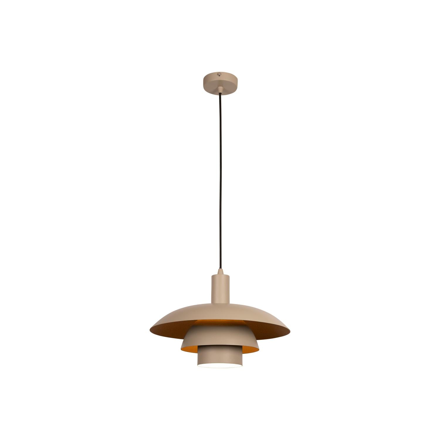 BRUNO - Hanglamp - Ø 38 cm - 1xE27 - Taupe | Essential