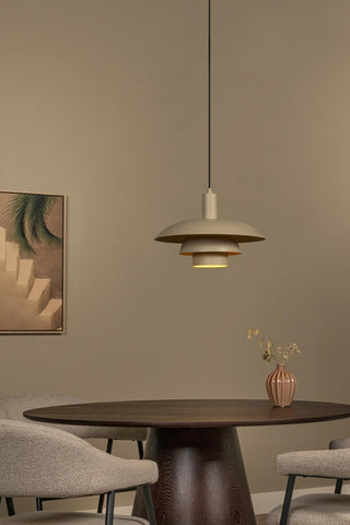 BRUNO - Hanglamp - Ø 38 cm - 1xE27 - Taupe | Essential