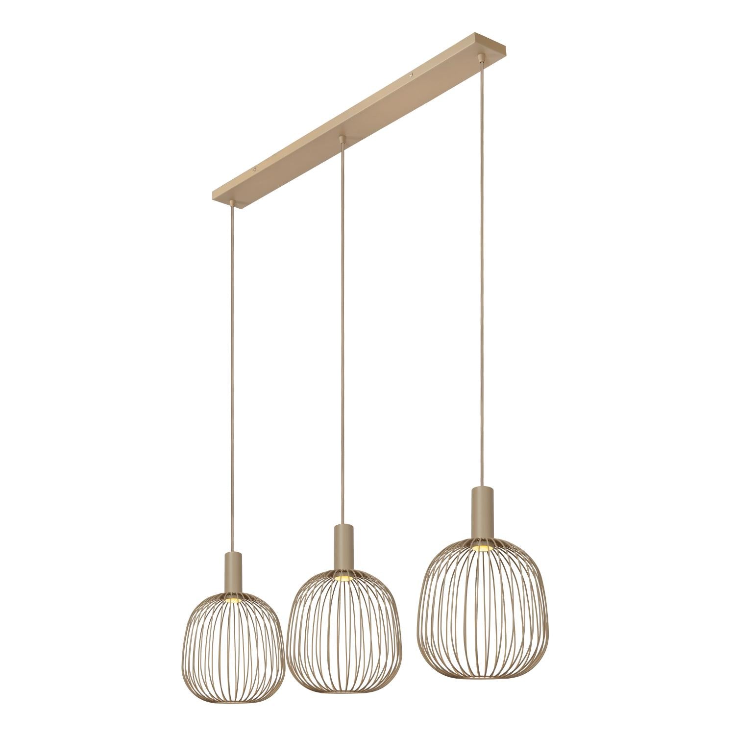 ESTEREL - Hanglamp - 3xGU10 (MR11) - Taupe | Essential