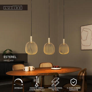 ESTEREL - Hanglamp - 3xGU10 (MR11) - Taupe | Essential