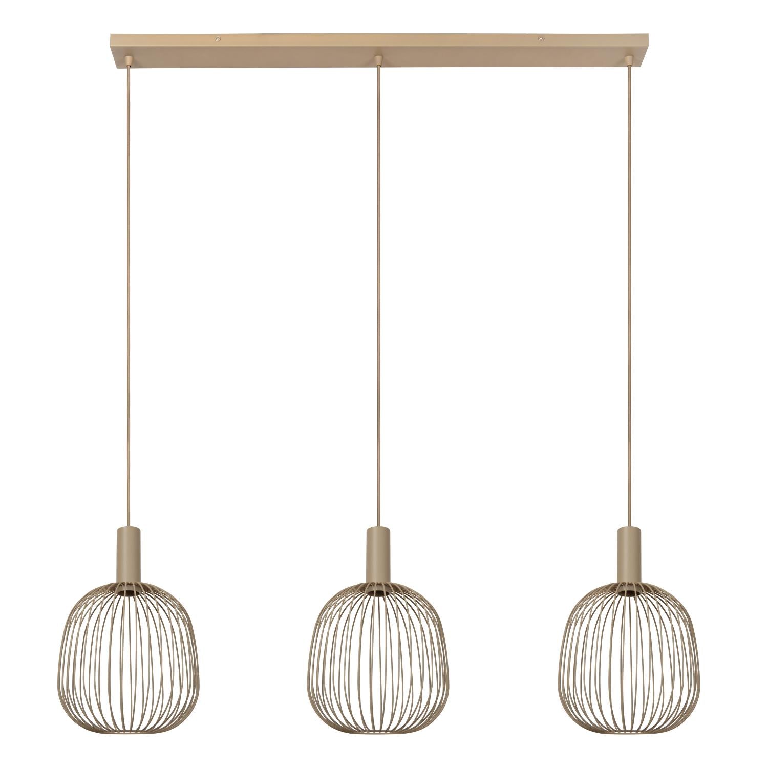 ESTEREL - Hanglamp - 3xGU10 (MR11) - Taupe | Essential