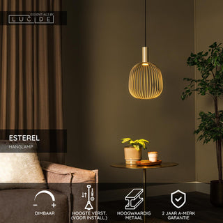 ESTEREL - Hanglamp - Ø 25 cm - 1xGU10 (MR11) - Taupe | Essential
