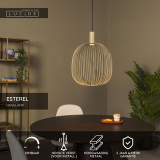 ESTEREL - Hanglamp - Ø 40 cm - 1xGU10 - Taupe | Essential