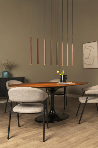 Lucide - PHOENIX - Pendant light - LED Dimmable - G9 - 8x3W 2700K - Coffee - IP20