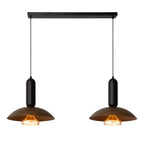 Lucide - GRANTHAM - Hanglamp - 2xE27 - Koffie - IP20