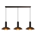 Lucide - GRANTHAM - Pendant light - 3xE27 - Coffee - IP20