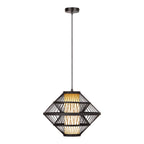 PASQUINO - Hanglamp - Ø 40 cm - 1xE27 - Zwart | Essential