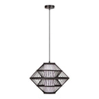 PASQUINO - Hanglamp - Ø 40 cm - 1xE27 - Zwart | Essential