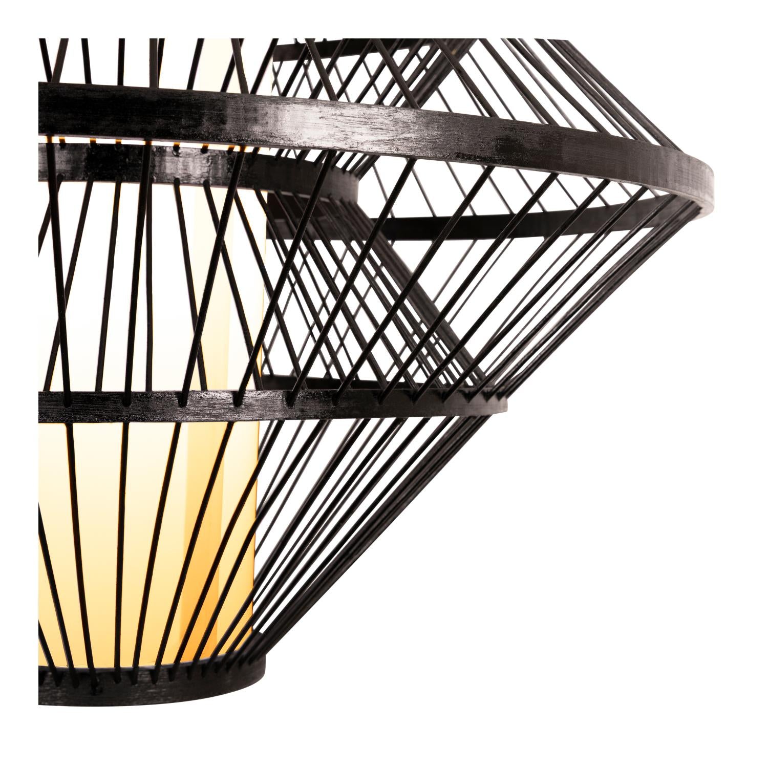 PASQUINO - Suspension - Ø 60 cm - 1xE27 - Noir | Essential