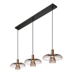 Lucide - NIGELLA - Hanglamp - 3xGU10 (MR16) - Koffie - IP20