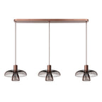 Lucide - NIGELLA - Hanglamp - 3xGU10 (MR16) - Koffie - IP20