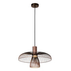 Lucide - NIGELLA - Suspension - Ø 40,5 cm - 1xGU10 (MR16) - Café - IP20
