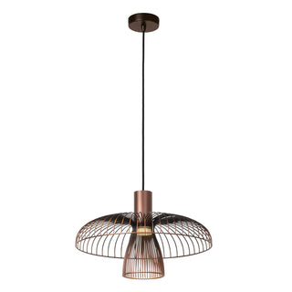 Lucide - NIGELLA - Suspension - Ø 40,5 cm - 1xGU10 (MR16) - Café - IP20