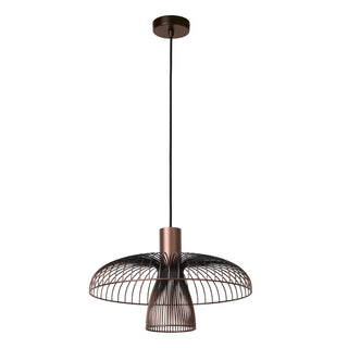 Lucide - NIGELLA - Suspension - Ø 40,5 cm - 1xGU10 (MR16) - Café - IP20