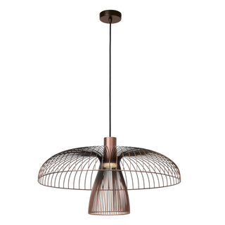 Lucide - NIGELLA - Suspension - Ø 60 cm - 1xGU10 (MR16) - Café - IP20