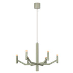 Lucide - WELLINGTON - Suspension - Ø 60 cm - LED Dimmable - G9 - 2700K - Taupe - IP20