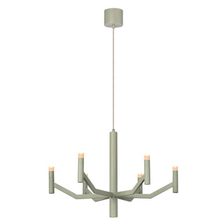 Lucide - WELLINGTON - Suspension - Ø 60 cm - LED Dimmable - G9 - 2700K - Taupe - IP20