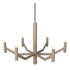 Lucide - WELLINGTON - Suspension - Ø 60 cm - LED Dimmable - G9 - 2700K - Taupe - IP20