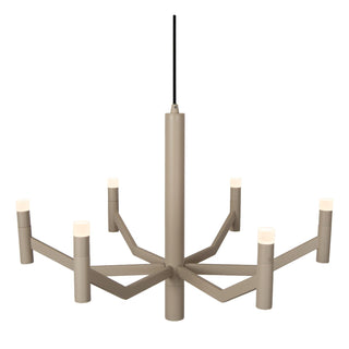 Lucide - WELLINGTON - Suspension - Ø 60 cm - LED Dimmable - G9 - 2700K - Taupe - IP20