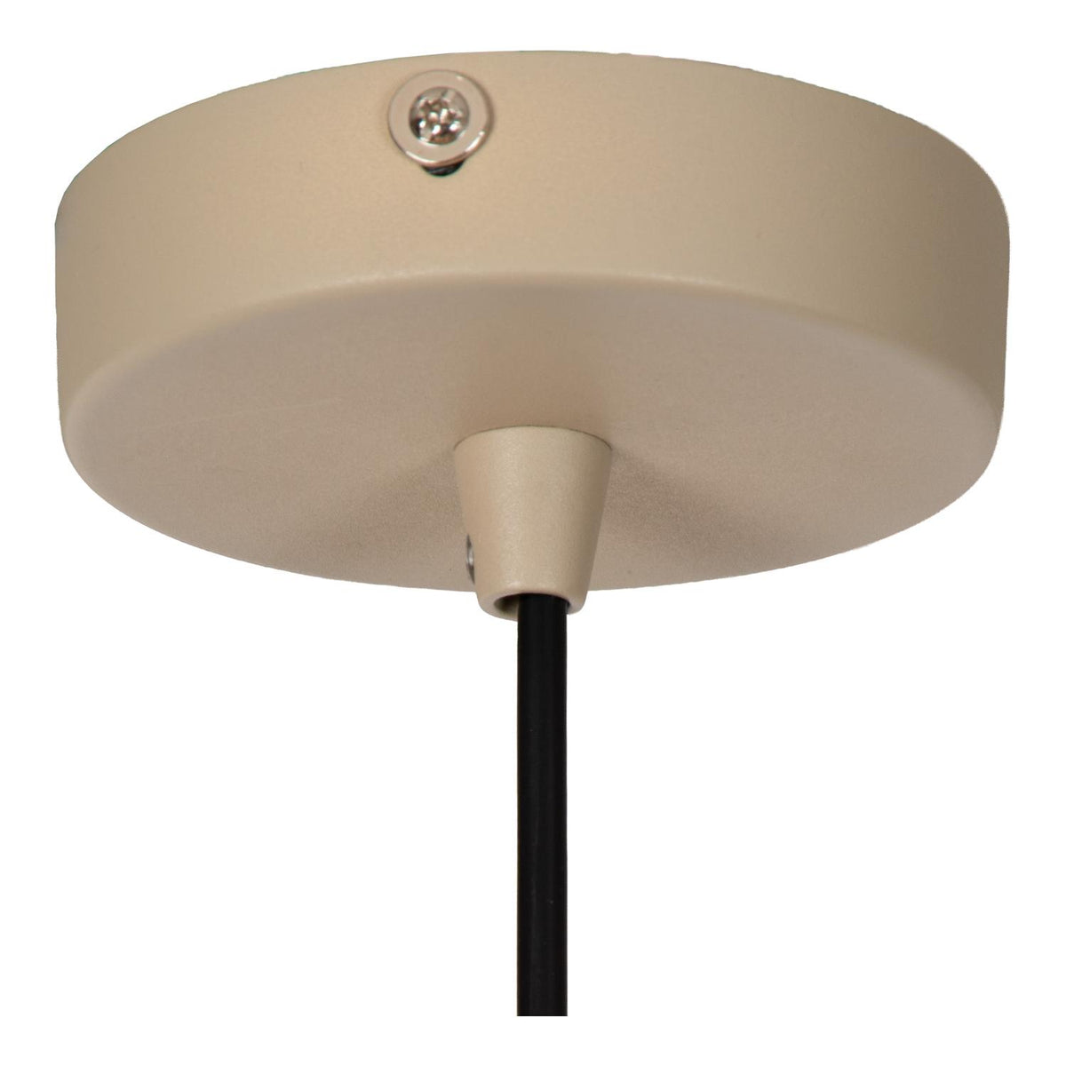Lucide - WELLINGTON - Hanglamp - Ø 60 cm - LED Dimb. - G9 - 2700K - Taupe - IP20