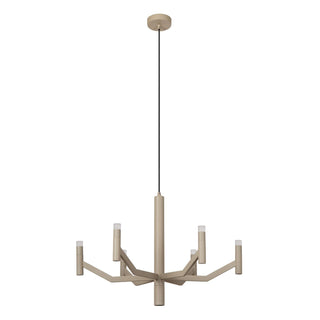 Lucide - WELLINGTON - Suspension - Ø 60 cm - LED Dimmable - G9 - 2700K - Taupe - IP20